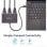 StarTech.com MSTCDP123HD USB-Grafikadapter 3840 x 2160 Pixel Schwarz