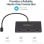 StarTech.com MSTCDP123HD USB-Grafikadapter 3840 x 2160 Pixel Schwarz