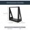 StarTech.com 2POSTRACK12 Rack 12U Freistehendes Gestell Schwarz
