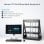 StarTech.com 2POSTRACK12 Rack 12U Freistehendes Gestell Schwarz