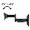 Supporto TV Hama a 2 bracci Inclinabile/Orientabile 10"/26" VESA 100x100 Max 25Kg