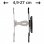 Hama Soporte TV Inclinable/Giratorio 32"/65" VESA 400x400 Máx 35Kg