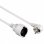 Hama Cable de Alimentación Alargador Schuko 5m Blanco