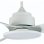 Sulion Moon Ventilador de Techo con Luz y Mando 48W Blanco