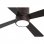 Fabrilamp Barine Ventilador de Techo con Luz y Mando 70W Marrón