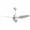 Fabrilamp Gerona Ventilador de Techo con Luz y Mando 70W Blanco