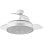 Ventilateur de plafond Bluetooth Fabrilamp Matanuska avec éclairage LED et télécommande 32 W Blanc