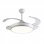 Tegaluxe Generalife Ventilador de Techo con Luz y Mando 30W Blanco
