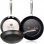 Wecook EcoChef Titanium Set 3 Padelle In Alluminio Forgiato 18/20/24cm