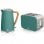 Swan Nordic Set Pequeno Almoço Fervedor de Água + Torradeira 2 Torradas Verde