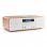 Thomson MIC201IBT Micro Hi-Fi Bluetooth com Reprodutor de CD/Rádio/MP3/USB/Carregador de Indução Madeira e Branco