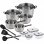 San Ignacio Diva Batería de Cocina 8 Piezas + 4 Fiambreras + 3 Utensilios