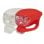 TKX Pack 2 Luzes LED para Bicicleta Branco/Vermelho