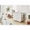 Swan Nordic Frühstücksset Mikrowelle 20L + Wasserkocher + Toaster 2 Scheiben weiß
