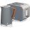 Set petit-dejeuner Swan Nordic avec grille-pain 2 fentes larges 900 W, 6 niveaux et bouilloire 1,7 L, gris
