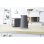 Set petit-dejeuner Swan Nordic avec grille-pain 2 fentes larges 900 W, 6 niveaux et bouilloire 1,7 L, gris