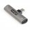 StarTech Adaptador de Audio y Carga USB-C Macho/Hembra Plata