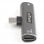 StarTech Adaptador de Audio y Carga USB-C Macho/Hembra Plata