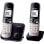 Panasonic KX-TG6852SPB Duo Teléfonos Inalámbricos Negros