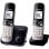 Telefoni cordless Panasonic KX-TG6852SPB Duo neri