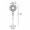 Fabrilamp Cacimbo Standventilator mit Fernbedienung, 45 W, Weiß