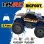 New Bright Monster Truck Coche Eléctrico 4x4 Negro/Azul