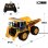 New Bright Mega Dump Truck Camión Eléctrico Amarillo