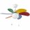 Faro Palao Ventilateur de Plafond avec Lumière 46W Multicolore