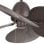 Ventilateur de plafond Faro Cuba 65 W marron