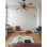 Ventilateur de plafond Faro Chicago avec lumière et télécommande 49 W Noir