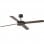 Ventilateur de plafond Faro Pole avec télécommande 34 W Marron