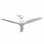Mellerware Brizy Ventilador de Techo con Mando 45W Blanco