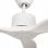 Mellerware Brizy Ventilador de Techo con Mando 45W Blanco