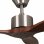 Mellerware Brizy Ventilador de Techo con Mando 45W Madera Oscura