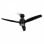 Mellerware Brizy Bright Ventilador de Techo con Luz y Mando 45W Negro
