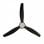 Mellerware Brizy Bright Ventilador de Techo con Luz y Mando 45W Negro