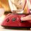 Philips Senseo HD6554/91 Cafetera Roja