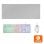 Mars Gaming MCPX Combo Gaming Teclado + Rato + Tapete XXL Branco (PT)