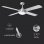 V-Tac 7917 Ventilador de Techo con Luz LED y Mando 60W Blanco