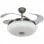 Fabrilamp Jazz Ventilador de Techo con Luz y Mando 25W Blanco