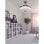 Fabrilamp Jazz Ventilador de Techo con Luz y Mando 25W Blanco