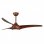 Sulion Galileo Ventilador de Techo con Luz y Mando 68W Marrón