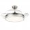 Fabrilamp Bayomo Ventilador de Techo con Luz LED y Mando 32W Níquel