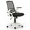 VS Venta-Stock Ergomax Silla de Oficina Reclinable Blanco/Negro