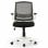 VS Venta-Stock Ergomax Silla de Oficina Reclinable Blanco/Negro