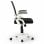 VS Venta-Stock Ergomax Silla de Oficina Reclinable Blanco/Negro