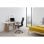 VS Venta-Stock Slim Sillón de Oficina Negro