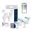 Yeelight Smart Bulb W1 Pack 4 Ampoules Intelligentes GU10 4,5W RGB Wi-Fi F