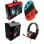 Gioteck Pack JC-20 Mando Joy-con Azul/Rojo Nintendo Switch + XH100 S Auricular Gaming Negro/Rojo