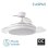 Fabrilamp Bayomo Ventilador de Techo con Luz y Mando 59W Blanco